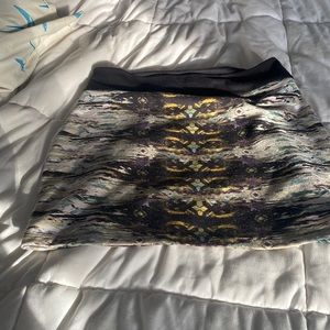 Urban Outfitters awesome print cotton stretch pencil or mini skirt